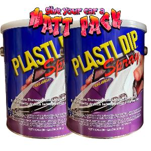 2x CLEAR 1 US Gallon PDS PlastiDip®