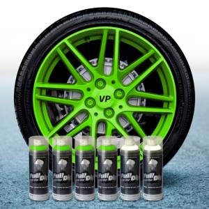 FullDip Wheel Kit - Fluorescent - GREEN - Matte