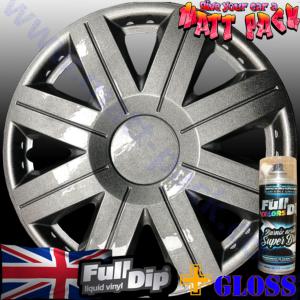 FullDip Wheel Kit - Matt-Pack - ALUMINIUM SILVER - Gloss