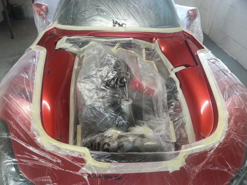 TVR Sagaris bonnet off 2
