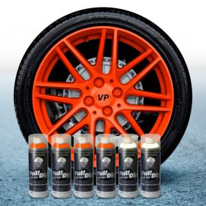 FullDip Wheel Kit - Fluorescent - ORANGE - Matte