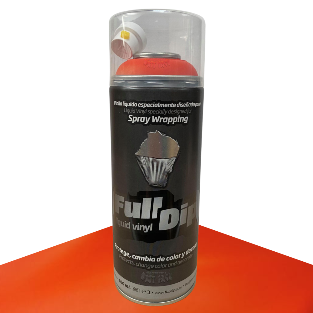 FullDip® 400 ml Aerosol - Solid MATTE ORANGE (fld009)