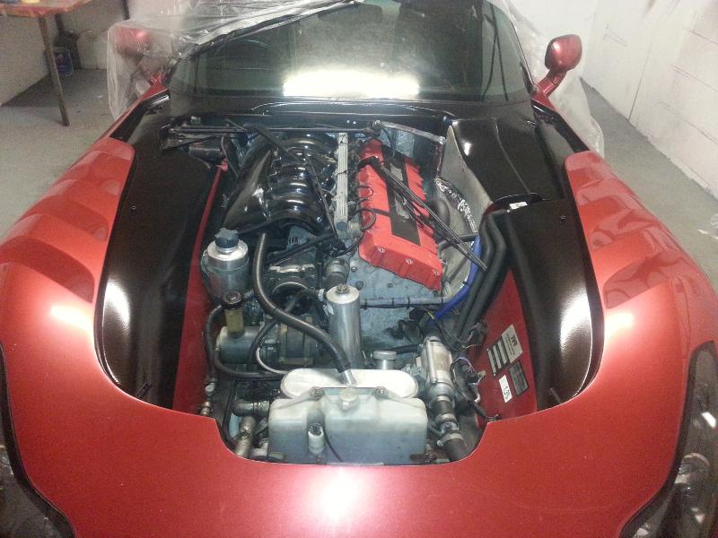 TVR Sagaris bonnet off 3