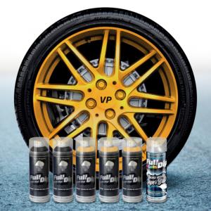 FullDip Wheel Kit - GOLD Pearl - BLACK BASE - Gloss