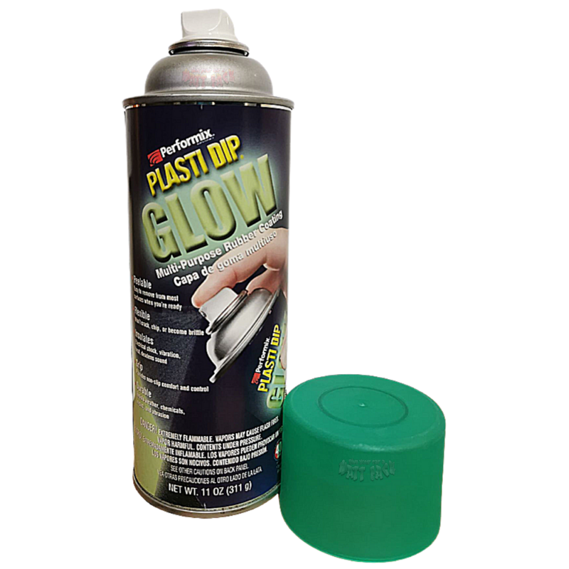 Genuine USA Made Plasti Dip® 311g Aerosol Glow In The Dark GREEN