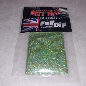 GREEN Holographic Prism Flake 200-250µ 10g