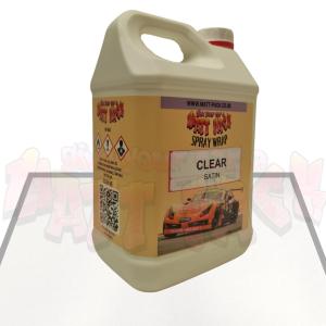 Matt-Pack Spray Wrap - CLEAR 5 Litre SATIN