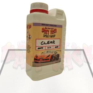 Matt-Pack Spray Wrap - CLEAR 1 Litre SATIN