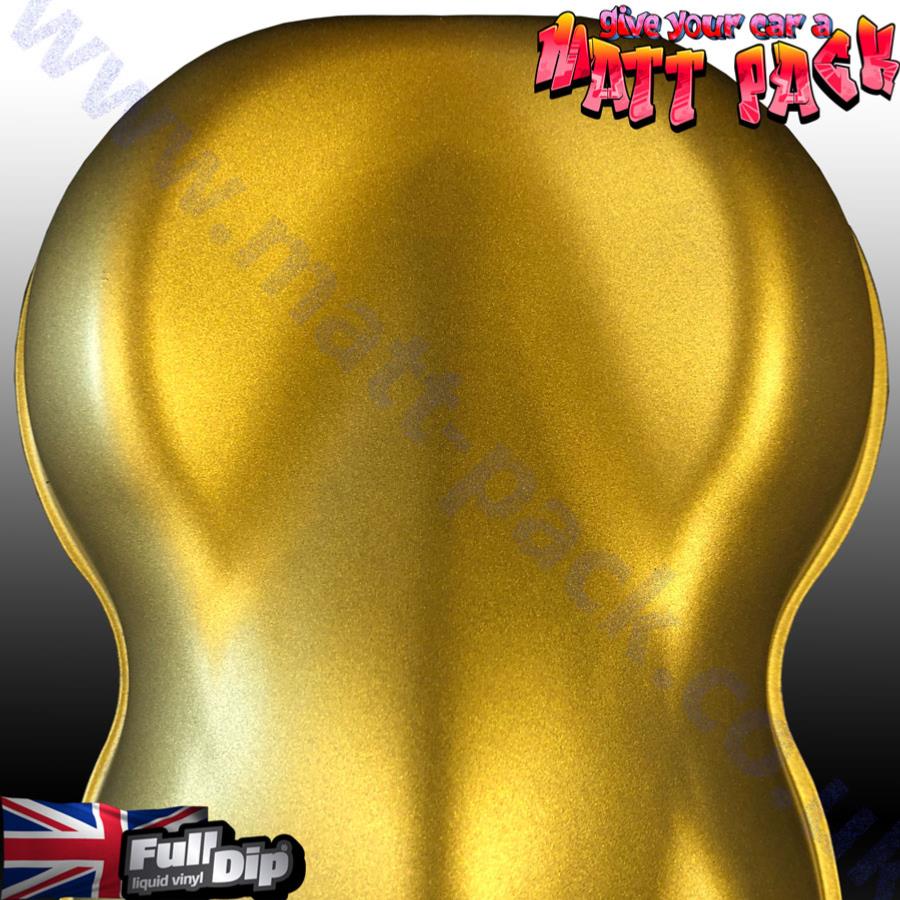 FullDip 400 ml Aerosol Solid GOLD Chrome Look (fld900)