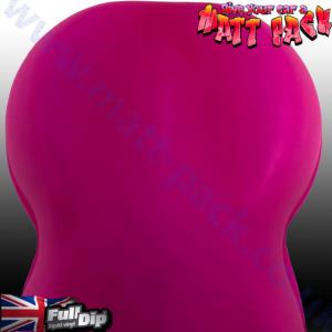 matt-pack tvr sagaris gtf racecar fulldip liquid wrapped, spray wrapped in fluorescent pink. plastidip, neon, blaze