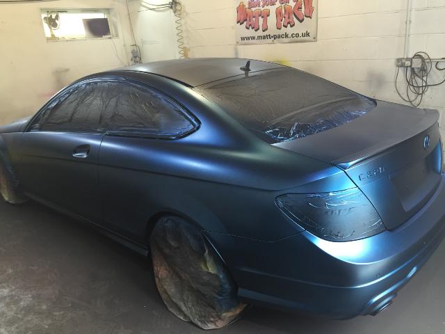 Matt-Pack Merc 1st coat anodised blue