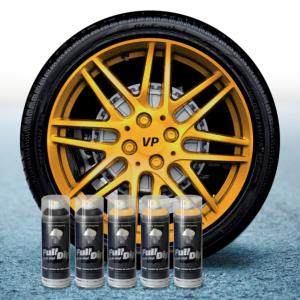 FullDip Wheel Kit - GOLD Pearl - BLACK BASE - Matte