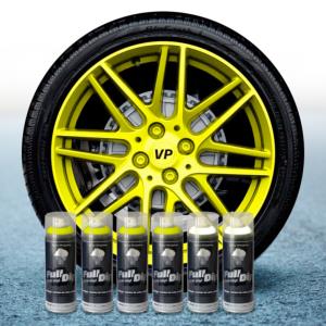 FullDip Wheel Kit - Fluorescent - YELLOW - Matte