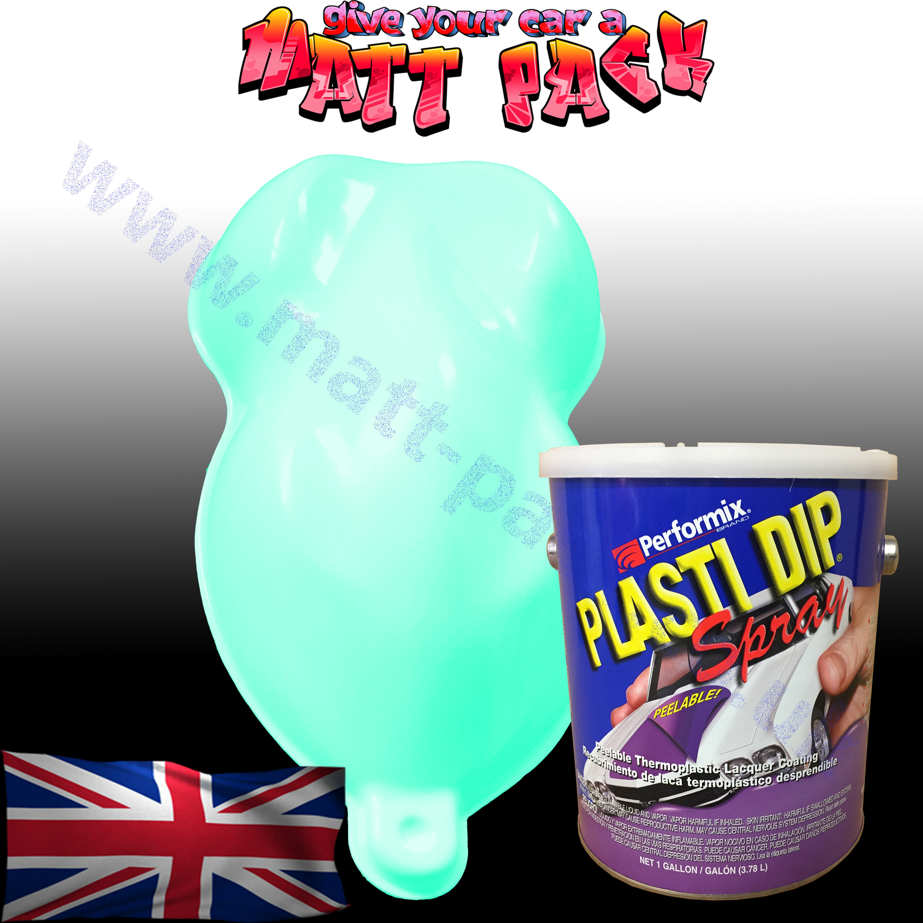 Plasti Dip 1 US Gallon Glow BLUE