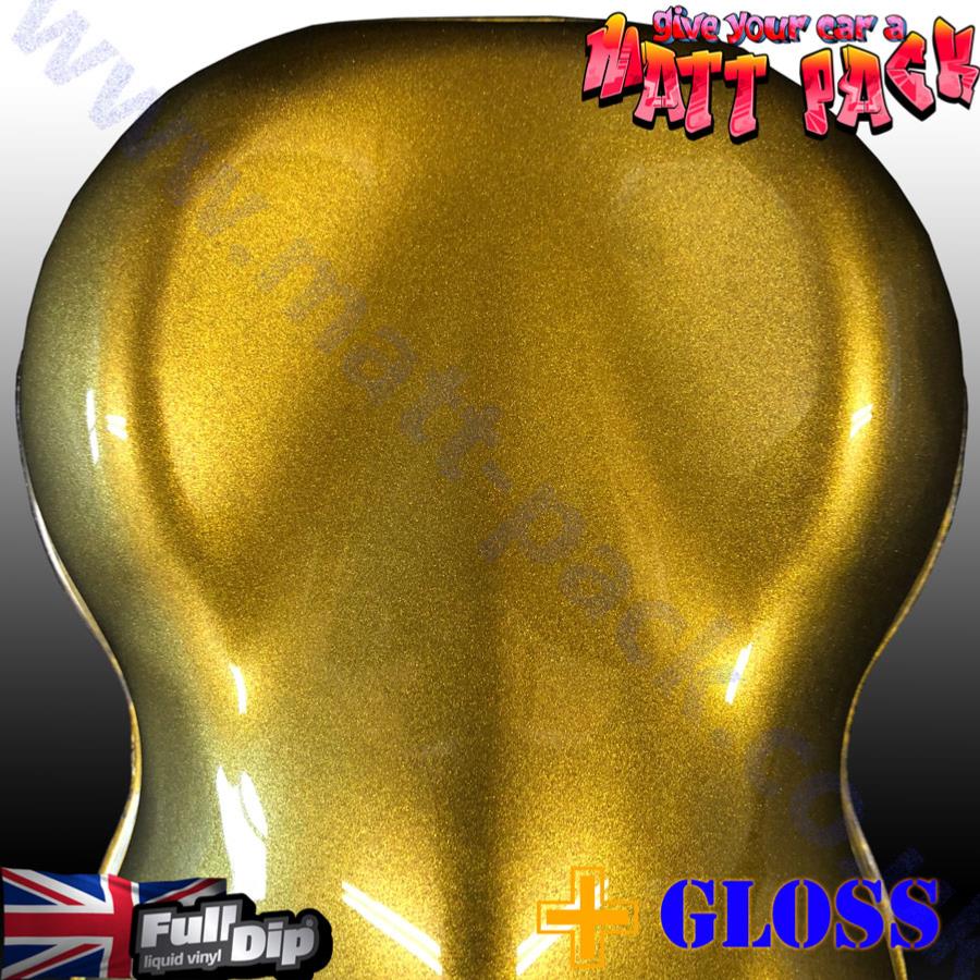 FullDip 400 ml Aerosol Solid GOLD Chrome Look (fld900)