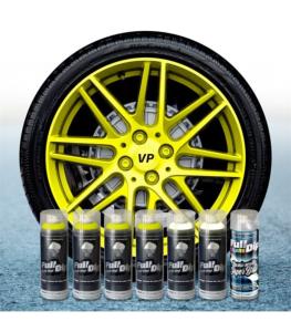 FullDip Wheel Kit - Fluorescent - YELLOW - Gloss