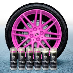 FullDip Wheel Kit - Fluorescent - PINK - Matte