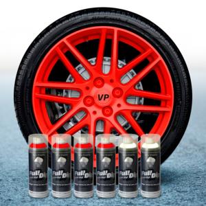 FullDip Wheel Kit - Fluorescent - RED - Matte