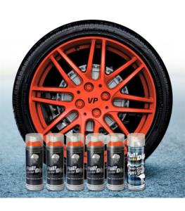 FullDip Wheel Kit - Metallic - ORANGE - Gloss