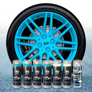 FullDip Wheel Kit - Fluorescent - BLUE - Gloss