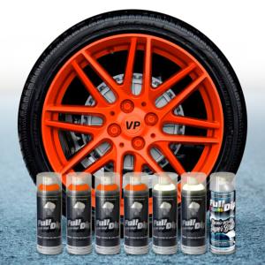 FullDip Wheel Kit - Fluorescent - ORANGE - Gloss