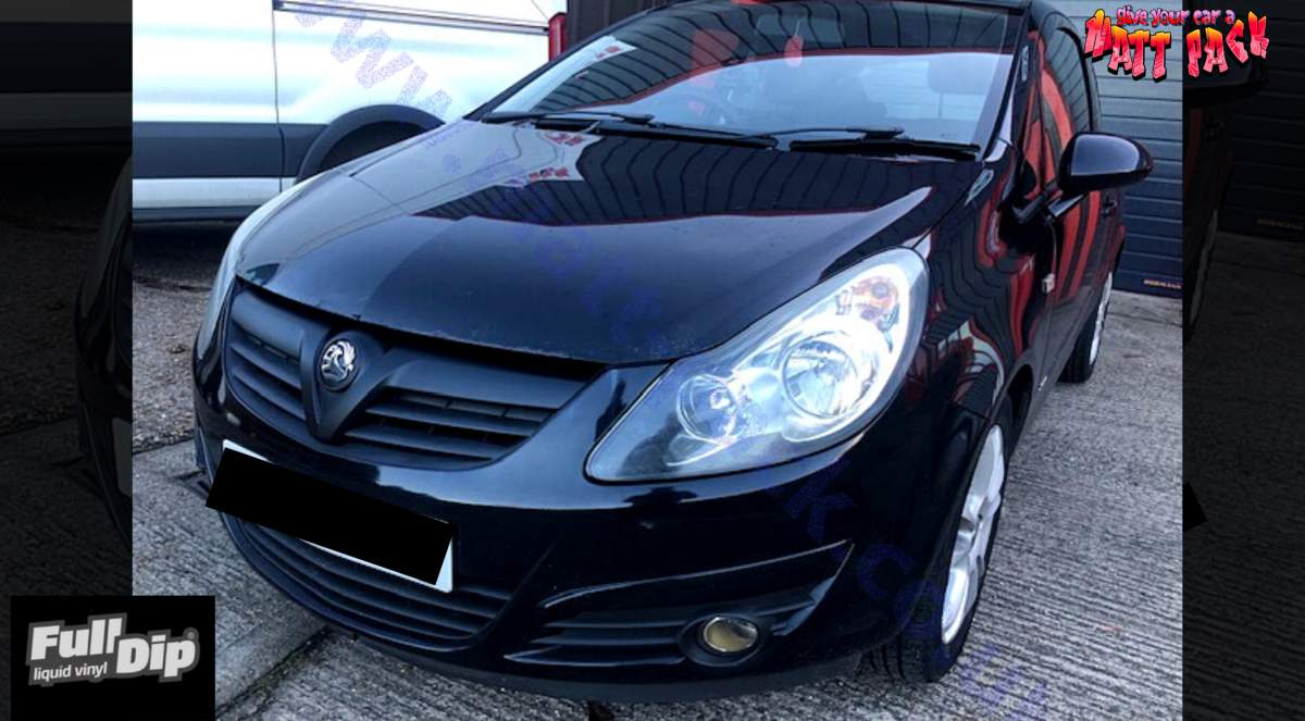 Black, De-chrome, Blacked out, Front, Grill, Badge, AutoFlex Express™ AFX, FullDip, Genuine USA Plasti Dip, Sprayable Paint, Peelable Paint, Spraywrap, PlastiDip, Gloss, Matte, Satin