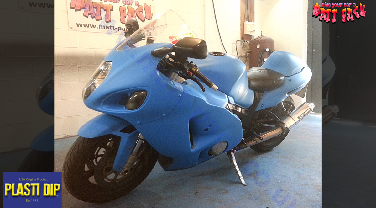 Matt Pack Check out our work BIKE BLUE Plasti Dip