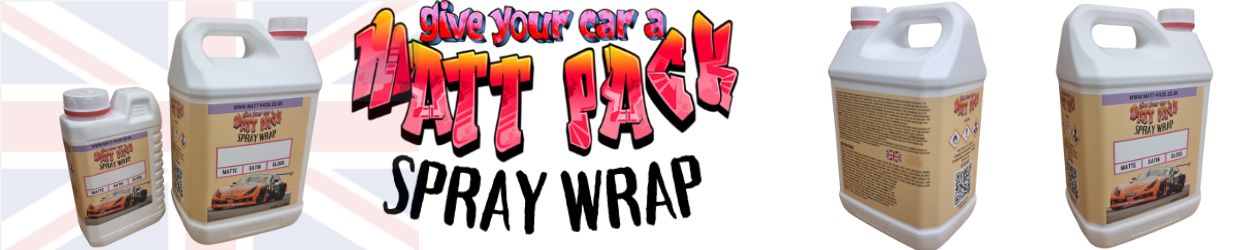 Matt-Pack Spray Wrap - UK made PlastiDip and FullDip alternative
